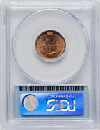 1891 1C RD Indian Cent PCGS MS66