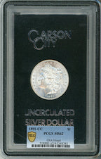 1891-CC $1 GSA Hoard Morgan Dollar PCGS MS62