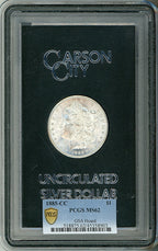 1885-CC $1 GSA Hoard Morgan Dollar PCGS MS62