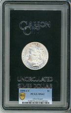 1890-CC $1 GSA Hoard Morgan Dollar PCGS MS62