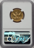 1842-O $5 Liberty Half Eagle Details NGC MS60