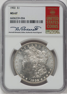 1902 $1 Morgan Dollar NGC MS67
