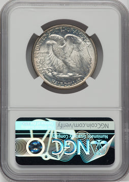 1945 50C Walking Liberty Half Dollar NGC MS67