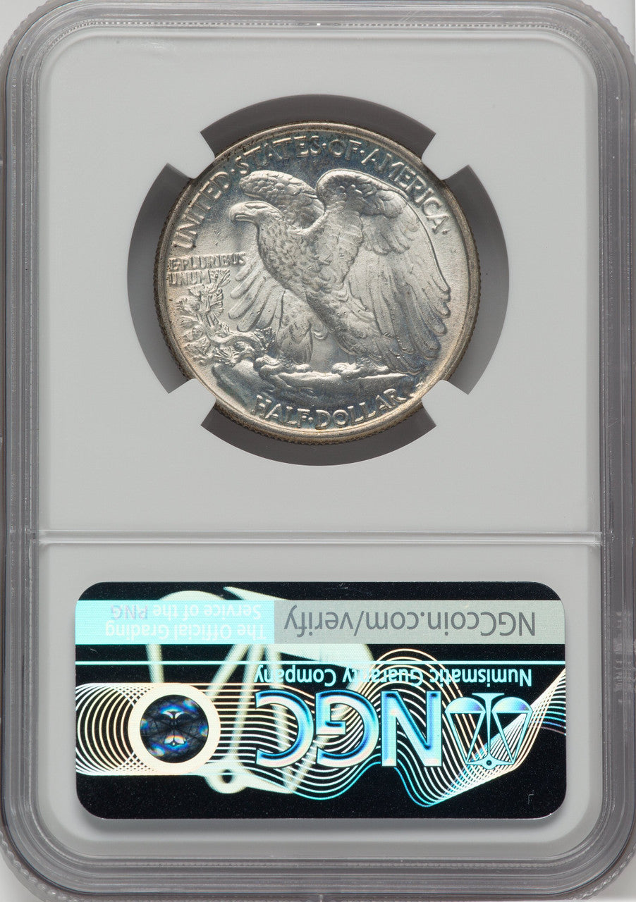1945 50C Walking Liberty Half Dollar NGC MS67