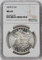 1879-O $1 Morgan Dollar NGC MS65