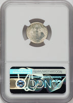 1943-S 10C FB Mercury Dime NGC MS68