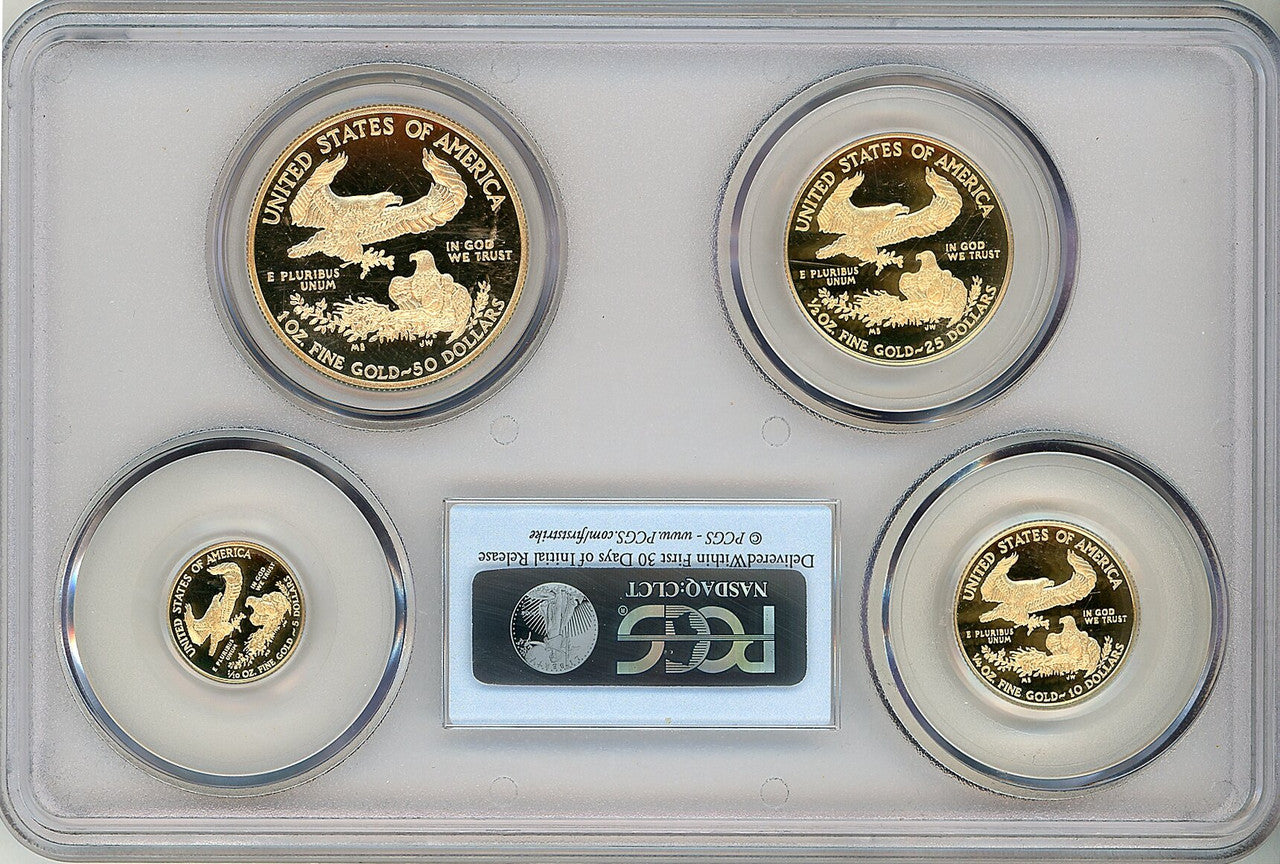 2017-W Gold Eagle Set First Day of Issue DC PCGS PR70