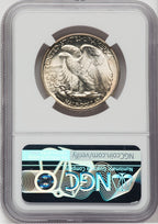 1945 50C Walking Liberty Half Dollar NGC MS67+