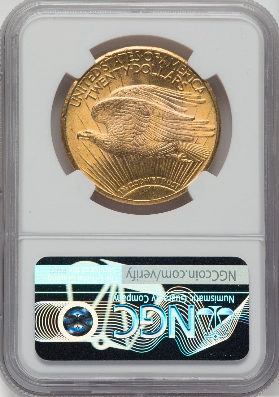 1926 $20 Tripled Die Obverse FS-101 Saint-Gaudens Double Eagle NGC MS66