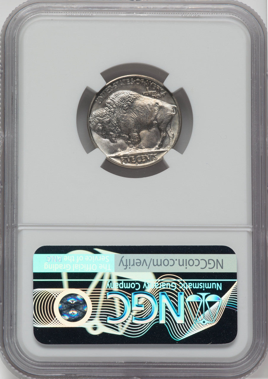 1937-S 5C NGC Plus Buffalo Nickel NGC MS67+