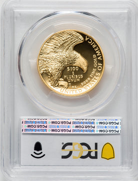 2019-W $100 High Relief Enhanced PCGS SP70PL