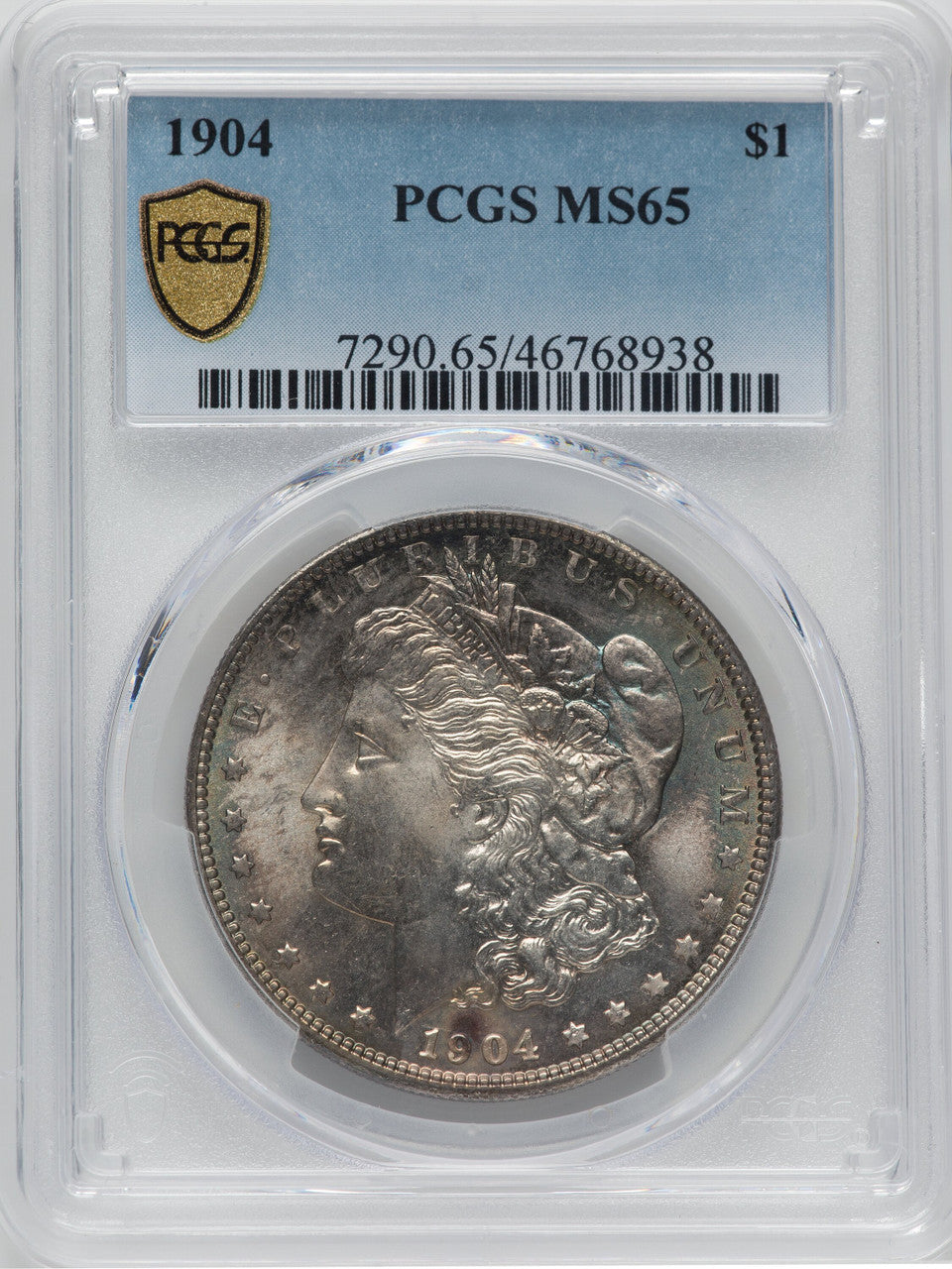 1904 $1 Morgan Dollar PCGS MS65