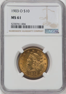 1903-O $10 Liberty Eagle NGC MS61