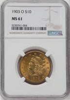 1903-O $10 Liberty Eagle NGC MS61