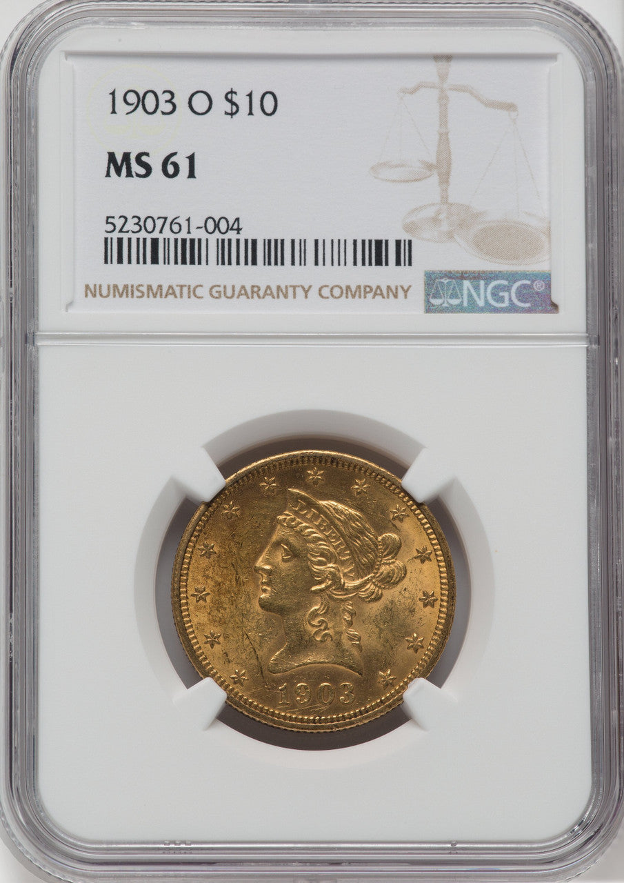 1903-O $10 Liberty Eagle NGC MS61