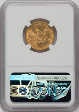 1853 $5 Liberty Half Eagle NGC MS62
