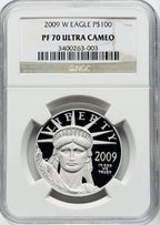 2009-W $100 One-Ounce Platinum Eagle NGC PF70