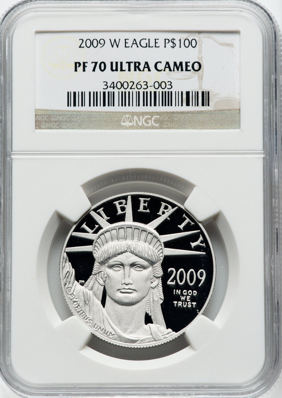 2009-W $100 One-Ounce Platinum Eagle NGC PF70