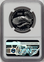 2019-W $100 One-Ounce Platinum Eagle Liberty NGC PF70