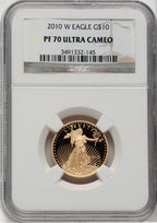 2010-W $10 Quarter-Ounce Gold Eagle NGC PF70
