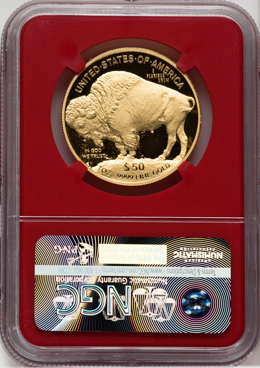 2016-W $50 Buffalo First Day of Issue NGC PF70