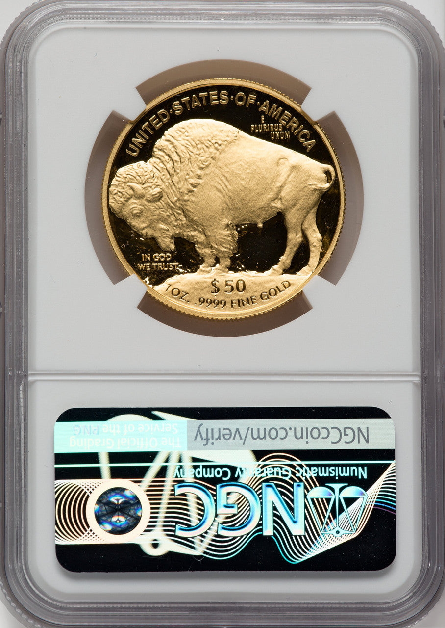 2021-W G$50 Gold Buffalo DCAM NGC PF70