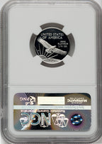 1997-W $25 Quarter-Ounce Platinum Eagle Statue of Liberty Mike Castle Signature NGC PF70