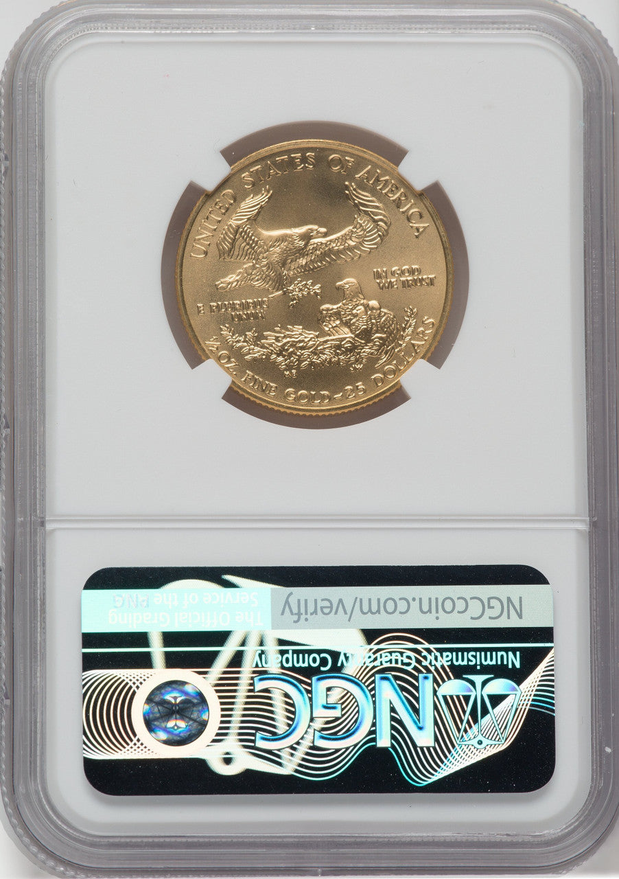 2007 $25 Half-Ounce Gold Eagle NGC MS69