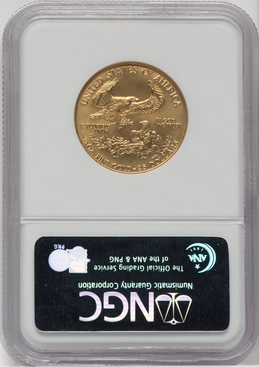 1992 $25 Half-Ounce Gold Eagle NGC MS69