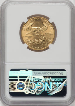 1993 $25 Half-Ounce Gold Eagle NGC MS69