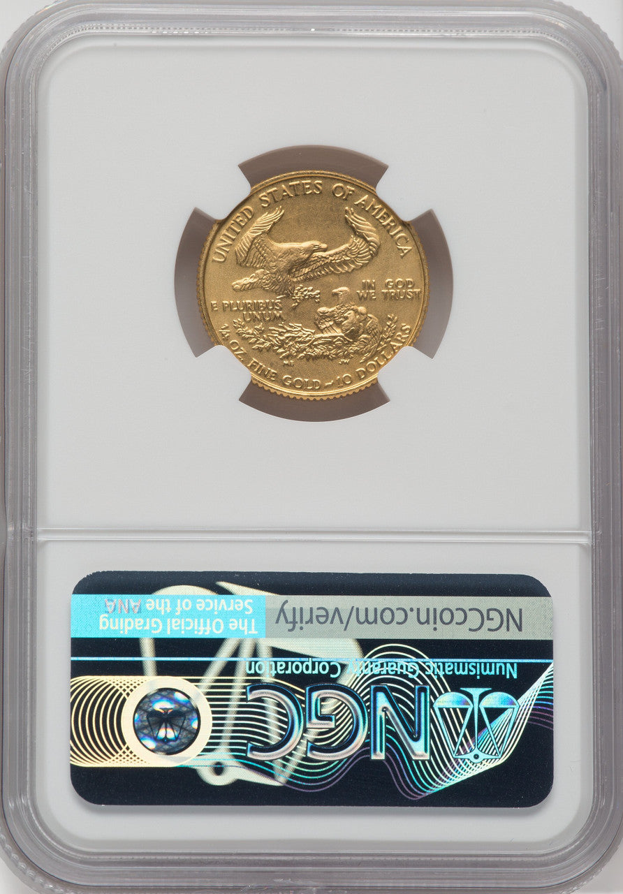 1987 $10 Quarter-Ounce Gold Eagle NGC MS69