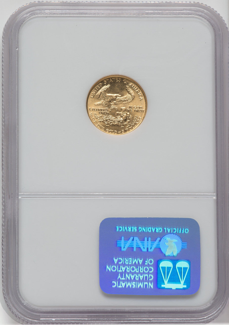 1989 $5 Tenth-Ounce Gold Eagle NGC MS69