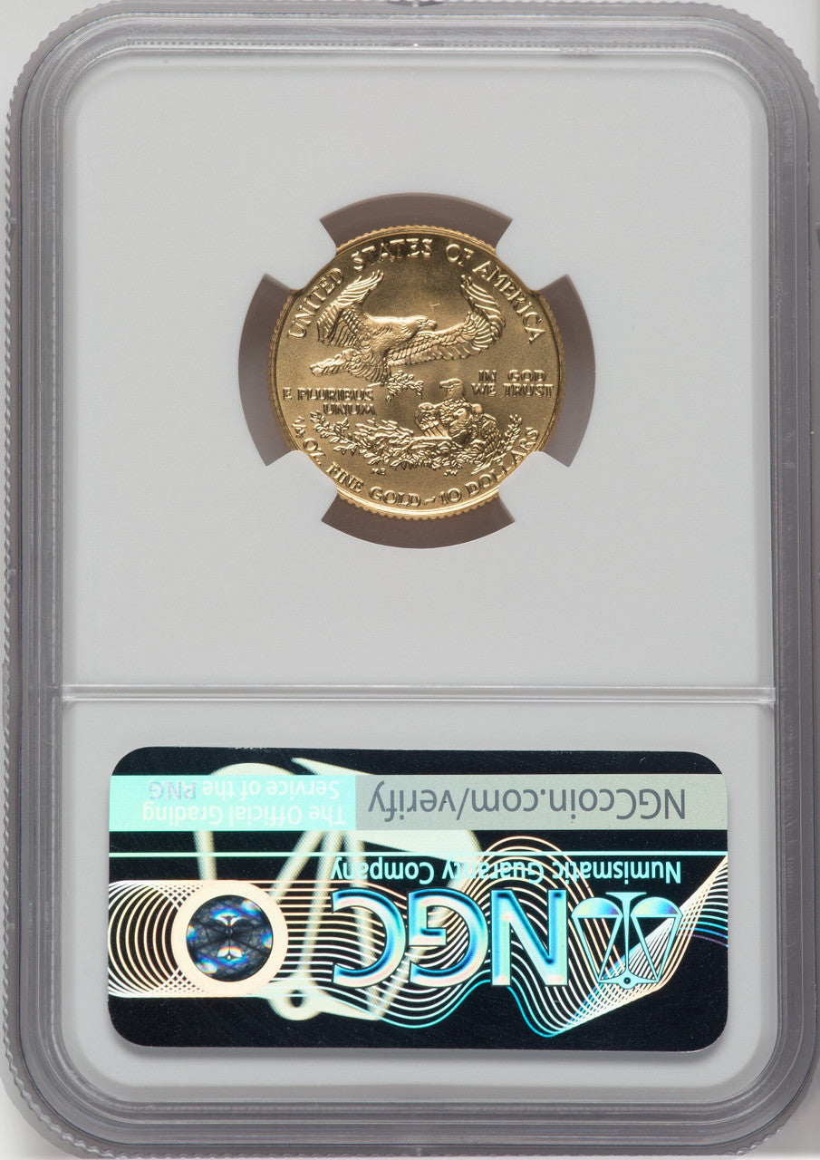1995 $10 Quarter-Ounce Gold Eagle NGC MS69