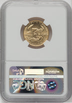 1990 $10 Quarter-Ounce Gold Eagle NGC MS69