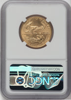 1996 G$25 Half-Ounce Gold Eagle NGC MS69
