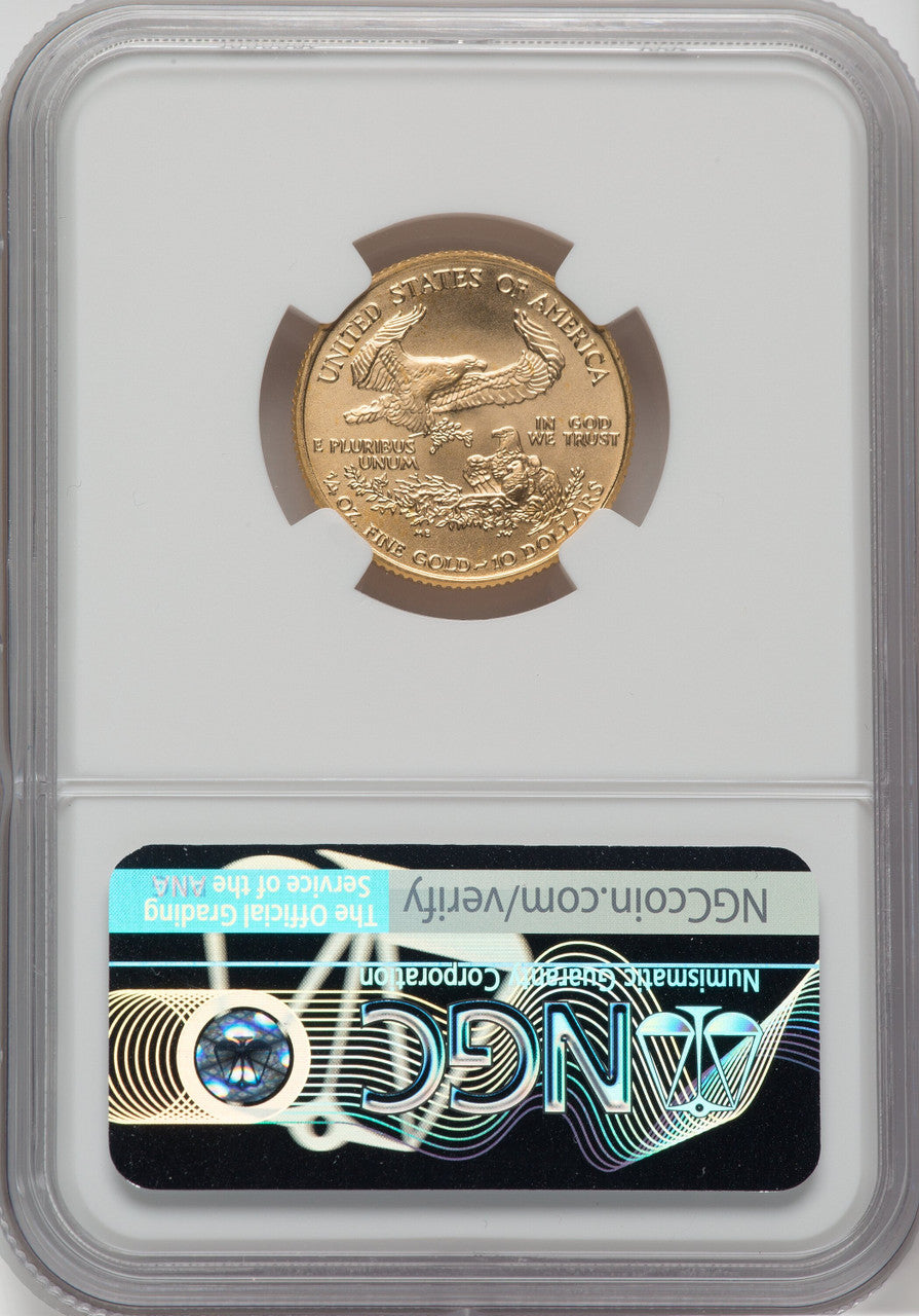 2002 $10 Quarter-Ounce Gold Eagle NGC MS69