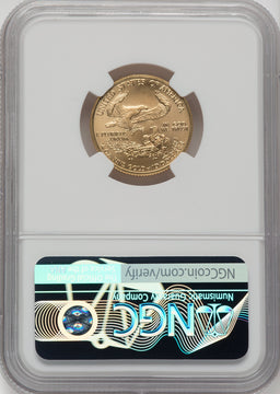 2001 $10 Quarter-Ounce Gold Eagle NGC MS69