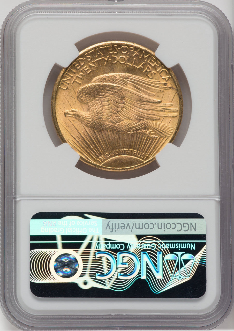 1924 $20 Saint NGC Plus Saint-Gaudens Double Eagle NGC MS65+
