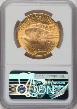 1924 $20 Saint Saint-Gaudens Double Eagle NGC MS65+