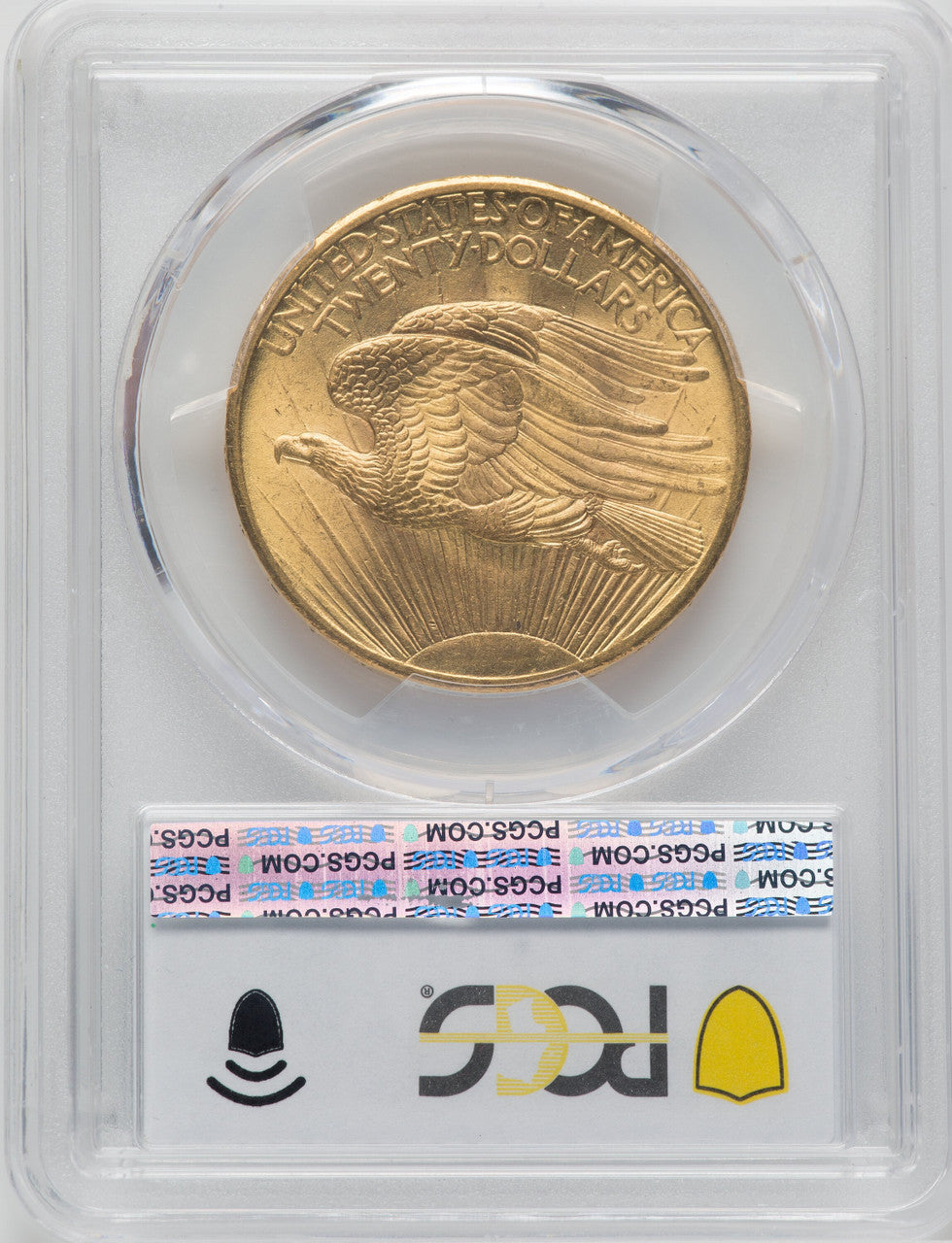 1908 $20 NO MOTTO Saint-Gaudens Double Eagle PCGS MS65+