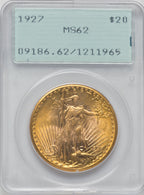 1927 $20 Saint-Gaudens Double Eagle PCGS MS62