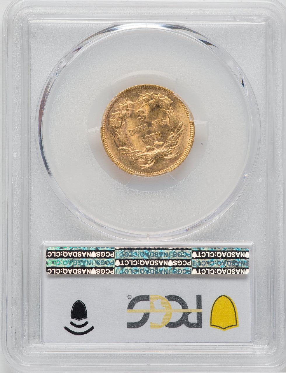 1878 $3 Three Dollar Gold Pieces PCGS MS63 (761214011)