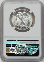 1943-D 50C Walking Liberty Half Dollar NGC MS67