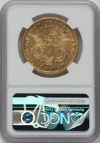 1875-CC $20 Liberty Double Eagle NGC XF45
