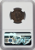 1864 Small Motto BN Two Cent Pieces NGC MS62