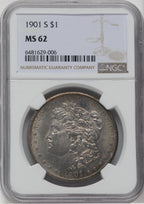 1901-S $1 Morgan Dollar NGC MS62