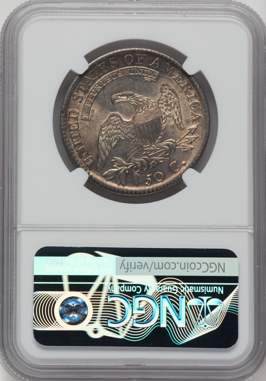 1812 50C Large 8 Bust Half Dollar NGC MS61