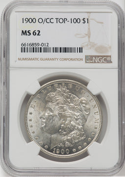 1900-O/CC $1 Morgan Dollar NGC MS62