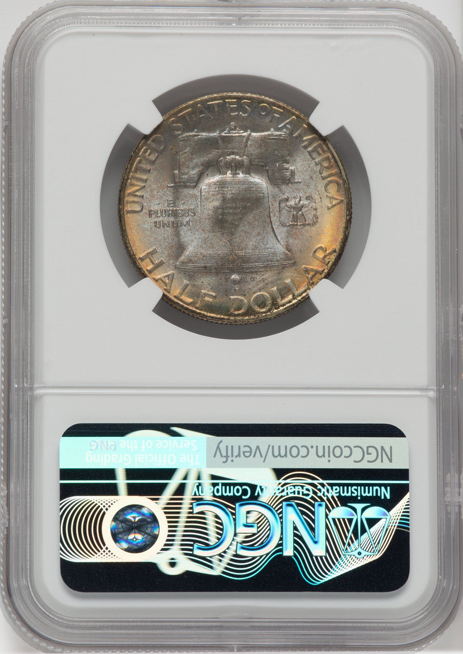 1951-S 50C FL Franklin Half Dollar NGC MS66+