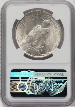 1923 $1 NGC Plus Peace Dollar NGC MS66+